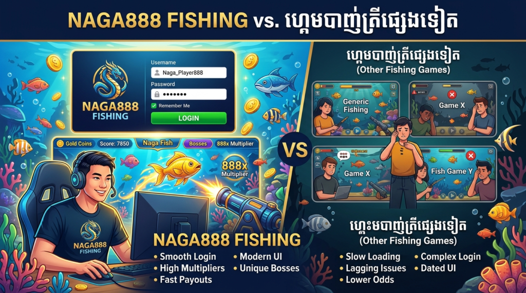 NAGA888 ការចូល Fishing: របៀបលេង និងទាញយកហ្គេម