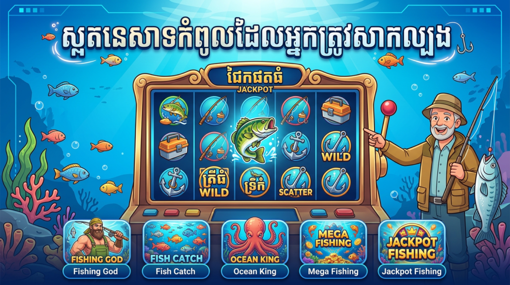 ម៉ាស៊ីនស្លុតនេសាទកាស៊ីណូល្អបំផុត៖ ការណែនាំពេញលេញ