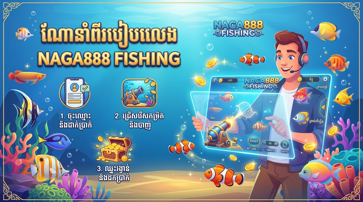 ណែនាំពីរបៀបលេង Naga888 Fishing