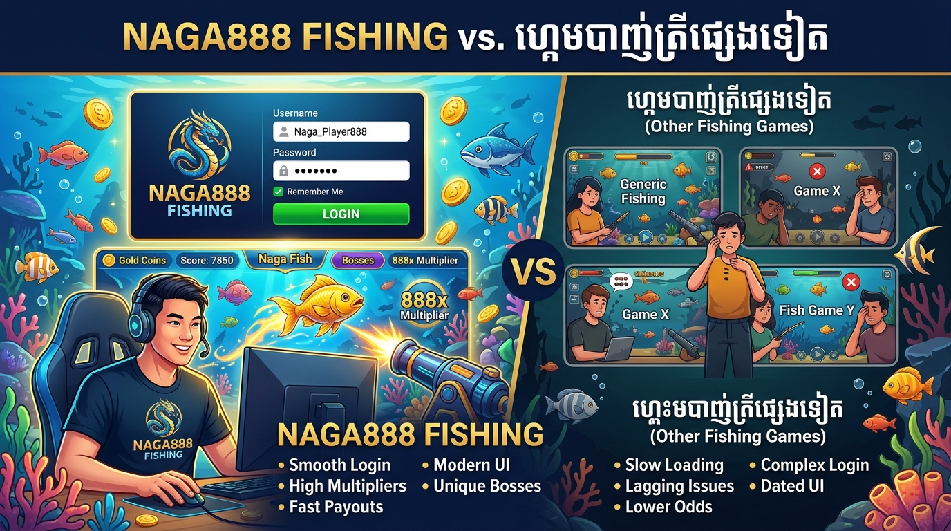 Naga888 Fishing Login: ការណែនាំពេញលេញដើម្បីចាប់ផ្តើម