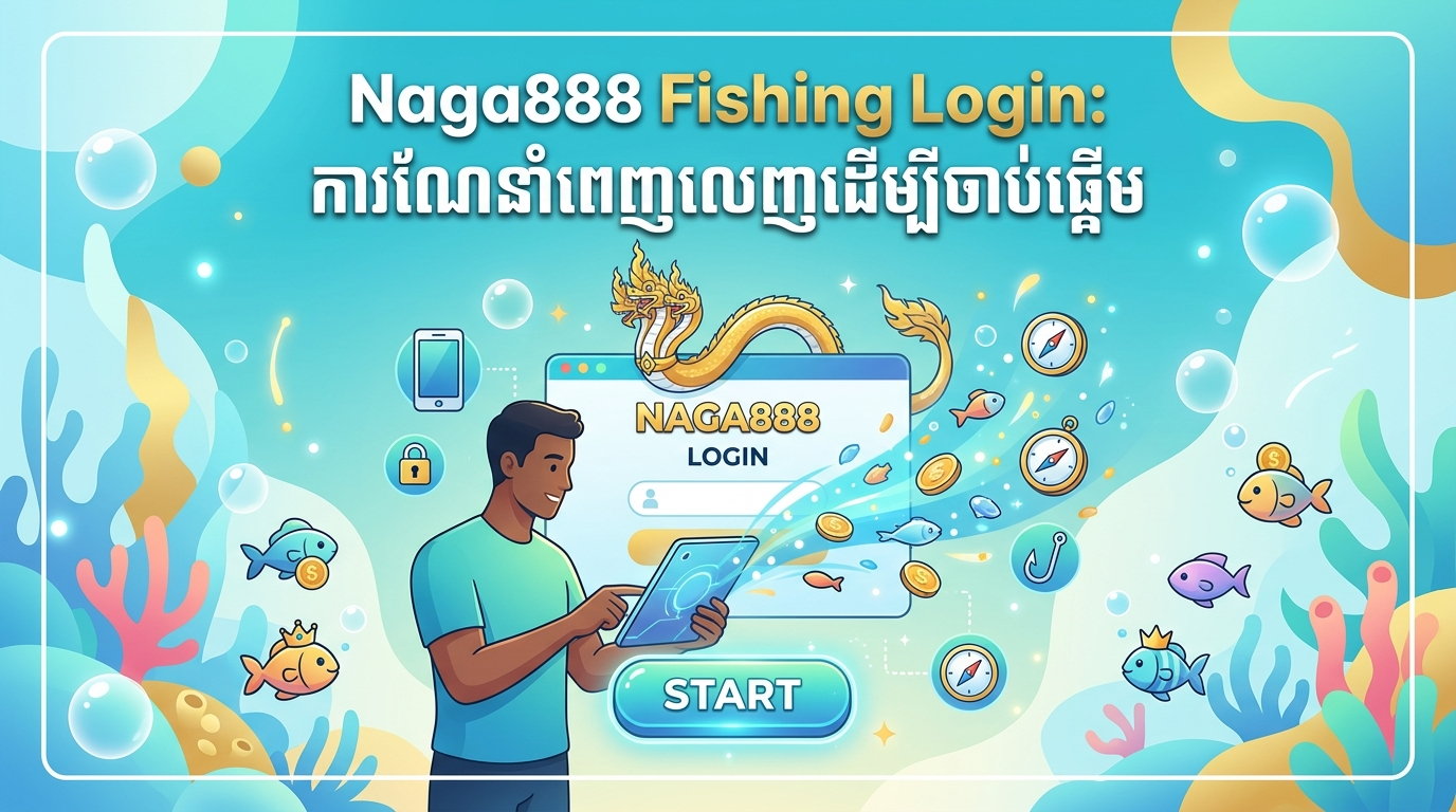 ការណែនាំអំពីរបៀបចូលលេង Naga888 Fishing