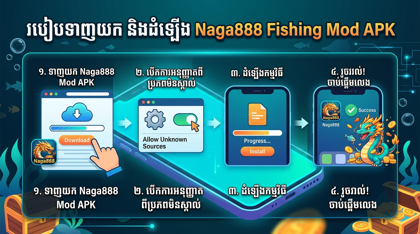 តើអ្វីទៅជា Naga888 Fishing Mod APK?