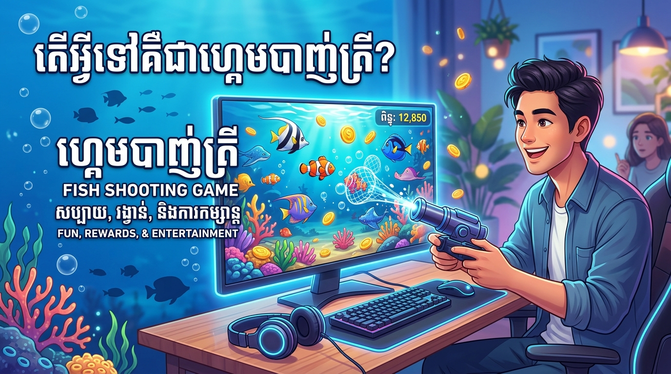 Fishing Game Fishing Game: តើអ្វីទៅគឺជាហ្គេមបាញ់ត្រី?