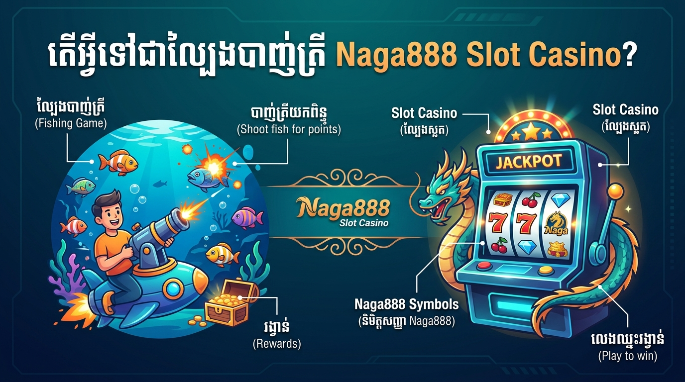 តើអ្វីទៅជាល្បែងបាញ់ត្រី Naga888 Slot Casino?