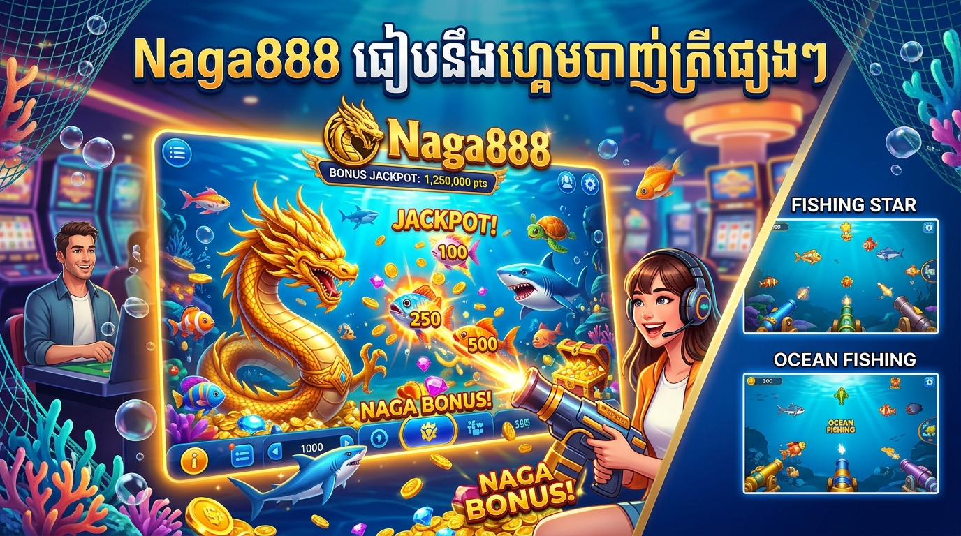 យុទ្ធសាស្ត្រឈ្នះ Fishing Slot Casino Naga888